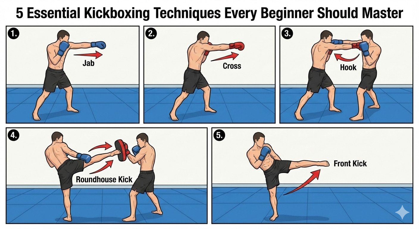 5 Essential Kickboxing Techniques Every Beginner Should Master